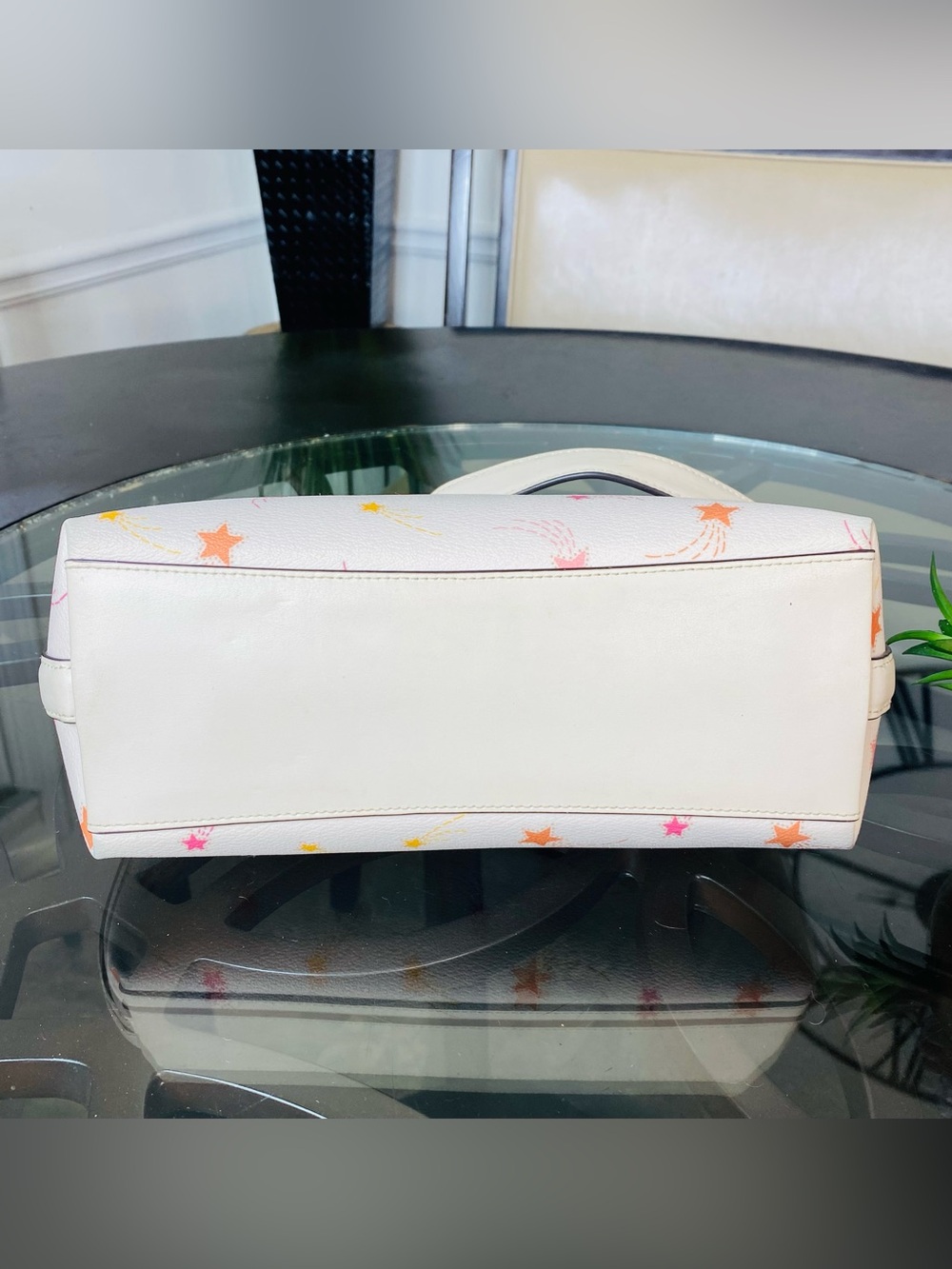 Coach Clara Shoulder Bag with Shooting Star Print Chalk Multi CE590 - Picture 3 of 13